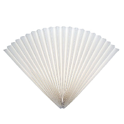 Веер-гармошка 160г/м 70 см, слоновая кость