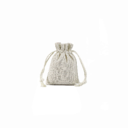 Мешочек из искусственного льна (4) 8х10 см