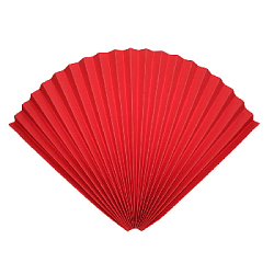 Веер-гармошка 160г/м 80 см, коралловый